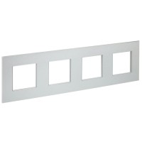 IEK SKANDY Металл Серебряный Рамка 4-ая SK-F34S SK-M42-M-K23 фото