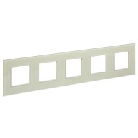 IEK SKANDY Стекло Бежевый Рамка 5-ая SK-F25B SK-M52-G-K10 фото