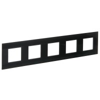 IEK SKANDY Стекло Графит Рамка 5-ая SK-F25G SK-M52-G-K53 фото