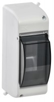 IEK KREPTA 3 Корпус пластиковый  КМПн 2/2IP30 белый откр.монтаж MKP42-N-02-30-20 фото