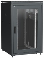 IEK LINEA N ITK 24U 800х800мм стеклянная передняя дверь,, задняяя металлическая черный LN05-24U88-GM фото
