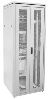IEK LINEA N ITK 33U 800х800мм распашная перфорированная дверь, задняя перфорированная серый LN35-33U88-2PP фото