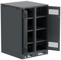 IEK ITK LINEA B Шкаф (пустой) 1350х900мм дверь двуст. мет. чер. LB05-13H99-2M фото