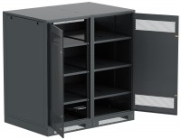 IEK ITK LINEA B Шкаф (пустой) 1450х1400мм дверь двуст. мет. чер. LB05-14H49-2M фото