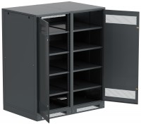 IEK ITK LINEA B Шкаф (пустой) 1700х1400мм дверь двуст. мет. чер. LB05-17H49-2M фото