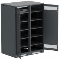 IEK ITK LINEA B Шкаф (пустой) 2000х1400мм дверь двуст. мет. чер. LB05-20H49-2M фото