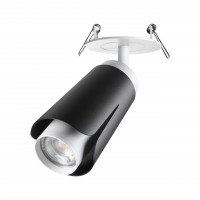 Novotech 370832 SPOT NT22 черный Светильник встраиваемый IP20 GU10 9W 220V TULIP 370832 фото