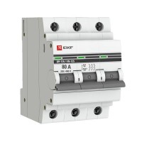 EKF PROxima Выключатель нагрузки 3P 80А ВН-125 SL125-3-80-pro фото