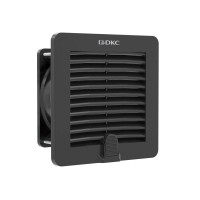 DKC Вентилятор с фильтром RV 10/12 м3/ч, 115 В, 112x112 мм, IP54, RAL9005 R5RV08115B фото