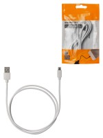 TDM Дата-кабель, ДК 4, USB - micro USB, 1 м, белый, SQ1810-0304 фото