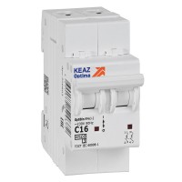 КЭАЗ OptiDin BM63 Автоматический выключатель 2P 16А C 4,5кА AC (BM63-2C16-4,5-УХЛ3) 326803 фото