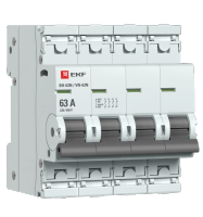 EKF Выключатель нагрузки 4P 63А ВН-63N PROxima S63463 фото