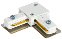 IEK LIGHTING Соединитель L-образный внутренний для однофазного шинопровода белый LT-SO0D-SLV-1-K01 фото