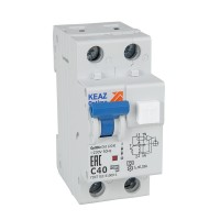 КЭАЗ АВДТ с защитой от сверхтоков OptiDin D63-24C20-A-У3 6кА  (2P, C20, 300mA) 333157 фото