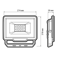 Jazzway Прожектор PFL- C3 100w (compact) 6500K IP65 .5023628A фото
