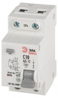 ЭРА АВДТ 4,5кА ЭРА SIMPLE D12E2C10AC30 АД-12 электронное 1P+N С10 30мА тип АС Б0058919 фото