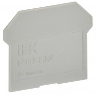 IEK Заглушка для CTS 2,5/4мм2 серая YCT10-00-K03-002-ZGL фото