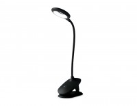 Светильник светодиодный настольный DE703 BK черный LED 3000-6000K 6W DE703 фото