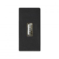 Simon 27 Мех Графит Разъём USB тип 