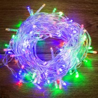 Гирлянда Твинкл-Лайт 20 м, прозрачный ПВХ, 160 LED, цвет мультиколор 303-309 фото