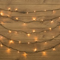Гирлянда светодиодная универсальная 200 LED Теплый белый 20 метров, с контроллером 304-116 фото