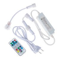 Контроллер с радиопультом для RGB-гирлянд 245-908 фото