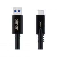 Simon Brico Черный Кабель USB A-C v3.1, 1м MU133201 фото