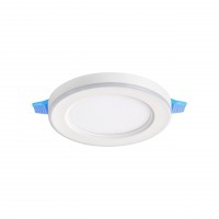 Novotech 359018 SPOT NT23 белый Светильник встраиваемый светодиодный (три сценария работы) IP20 LED 3000К 6W+3W 100-265V 630Лм SPAN 359018 фото