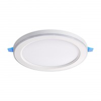 Novotech 359020 SPOT NT23 белый Светильник встраиваемый светодиодный (три сценария работы) IP20 LED 3000К 12W+4W 100-265V 1120Лм SPAN 359020 фото