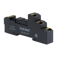 DKC Базовый пассивный элемент для установки одиночных реле, до 230 В АС \ DC IR-B1-PT фото