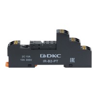 DKC Базовый пассивный элемент для установки одиночных реле, до 230 В АС \ DC IR-B2-PT фото