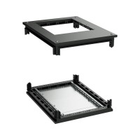 DKC Крыша с фланцем и основание для 19 IT-CQE 600x600, RAL9005 R5RKTB66FITB фото