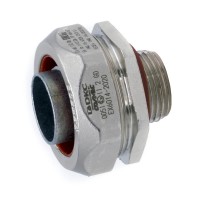 DKC Взрывозащищенная Ex e муфта металлорукав-коробка. DN40 мм. M40х1,5.Нержавеющая сталь AISI 316L. IP66/67 EX6014XX40A фото