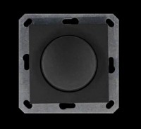 Jasmart LED Диммер с накладкой 30-400W, 1gang 2way, цвет Антрацит G4012B фото