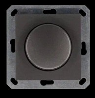 Jasmart LED Диммер с накладкой 30-400W, 1gang 2way, цвет Мокко G4012Z фото