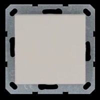 Jasmart Выключатель одноклавишный проходной 10A 250V~ с накладкой, цвет Тауп G3012T фото