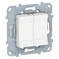 Schneider Electric UNICA NEW KNX 4-кнопочный выключатель, БЕЛЫЙ NU553118 фото