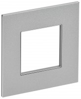 IEK SKANDY Металл Серебряный Рамка 1-ая SK-F31S SK-M12-M-K23 фото
