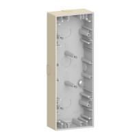 Schneider Electric MERTEN D-Life корпус для открытого монтажа, 3 пост, САХАРА MTN4034-6533 фото