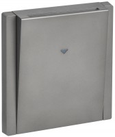 IEK FORTE&PIANO Сталь Выключатель карточный 30А FP543 FP-V11-0-10-1-K46 фото