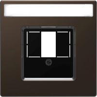 Schneider Electric Merten D-Life Мокко Накладка центральная для TAE/Audio/USB MTN4250-6052 фото