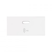 Simon 100 Белый матовый Накладка зарядного устройства USB 10001197-230 фото