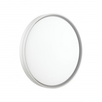 7631/DL PALE SN 043 Светильник пластик/белый/светло-серый LED 48Вт c ДУ 3000-6000К D390 IP43 пульт ДУ SAVI 7631/DL фото