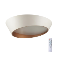 7693/60L AVRA LED SN Светильник металл/акрил/белый/золотистый LED 60Вт 3000-6000K D500 IP20 пульт ДУ APEX 7693/60L фото