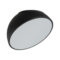 7658/35L MITRA LED SN Светильник пластик/белый/черный LED 35Вт 4000K D300 IP20 PLUTO BLACK 7658/35L фото