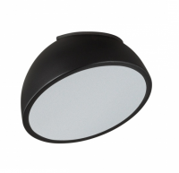 7658/11L MITRA LED SN Светильник пластик/белый/черный LED 11Вт 4000K D200 IP20 PLUTO BLACK 7658/11L фото
