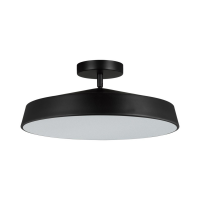 7656/48L MITRA LED SN Светильник пластик/белый/черный LED 48Вт 4000K D400 IP20 MIRA BLACK 7656/48L фото