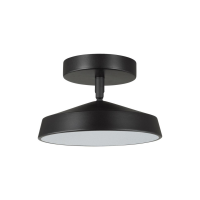 7656/12L MITRA LED SN Светильник пластик/белый/черный LED 12Вт 4000K D200 IP20 MIRA BLACK 7656/12L фото
