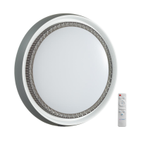 Sonex 7644/EL PALE SN 136 Светильник пластик/белый/серый LED 70Вт 3000-6000К D520 IP43 пульт ДУ RAHIG 7644/EL фото