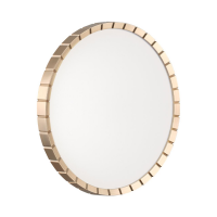7648/DL PALE SN Светильник пластик/белый/золотой LED 48Вт 4000К D385 IP43 ATABI GOLD 7648/DL фото